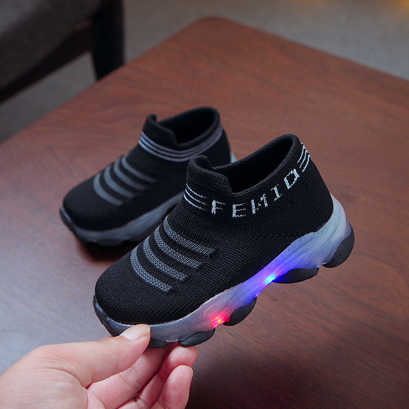 LED light shoes for boys and girls