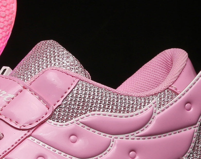 LED illuminated walking shoes