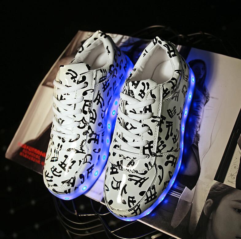 LED lamp of colorful light shoes