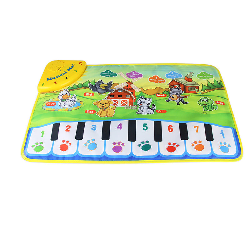 Children's Educational Piano Music Carpet