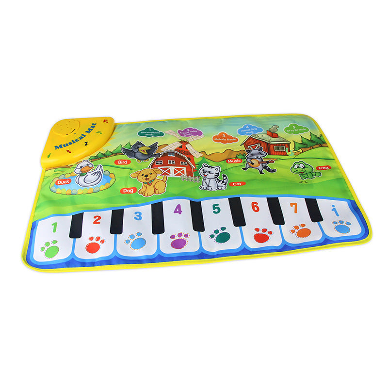 Children's Educational Piano Music Carpet