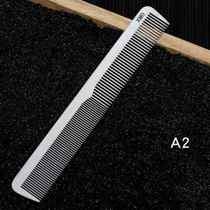 Stainless steel hair cutting comb