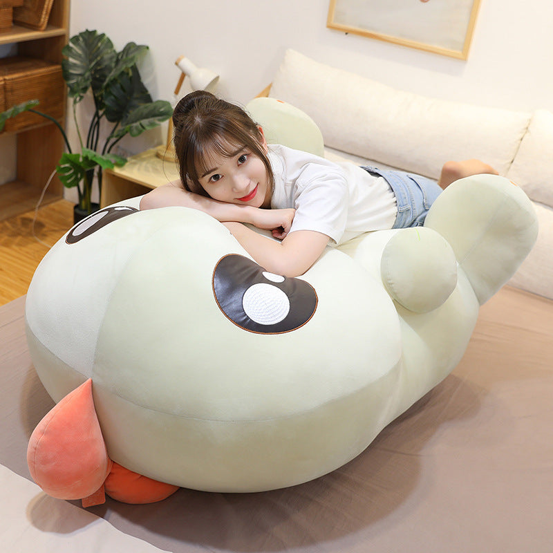 Big-eyed cute pet dinosaur doll plush toy cartoon animal soft pillow