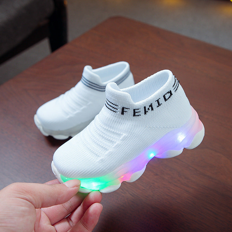 LED light shoes for boys and girls