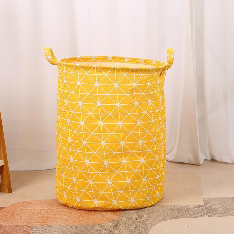 Large Fabric Household Clothes Toys Dirty Clothes Storage Basket