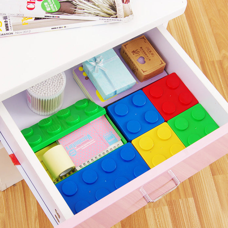 Square Building Block Storage Box Storage Tool