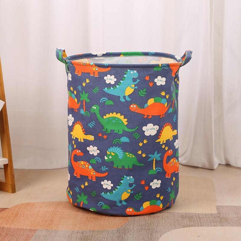 Large Fabric Household Clothes Toys Dirty Clothes Storage Basket