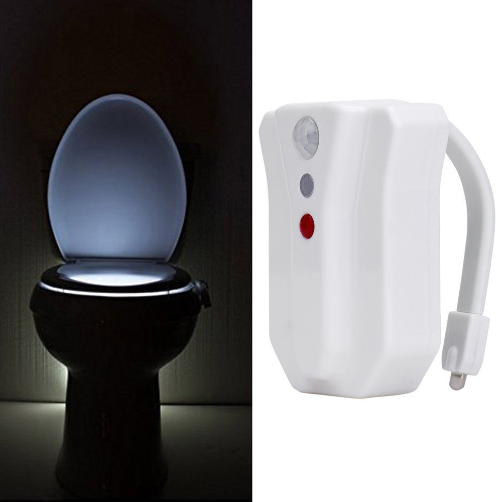 8-color LED toilet light