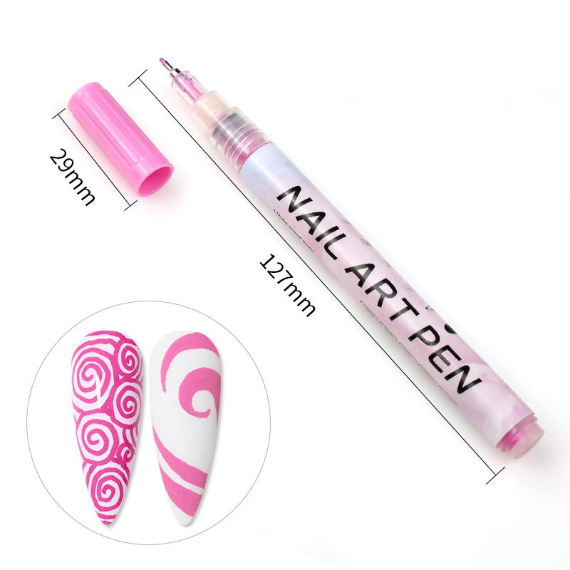 Nail Enhancement Acrylic Pigment Paint Pen DIY Modeling Cable