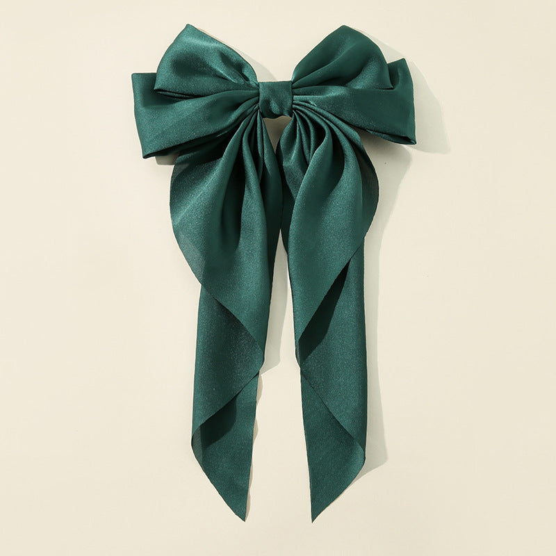 Bow Ribbon Hairpin Simple Retro Fabric