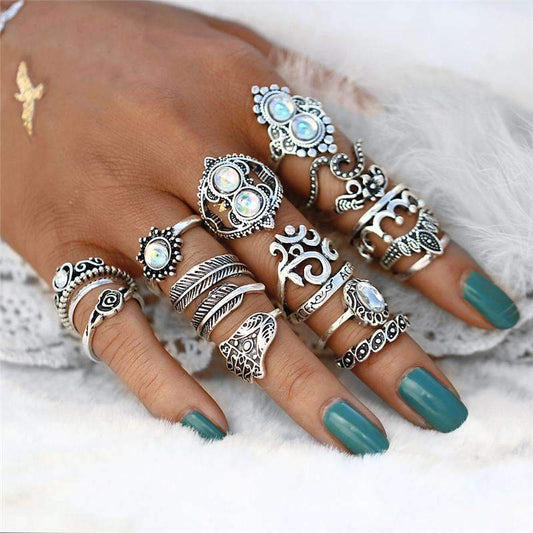 Blessed Heart Ring Set