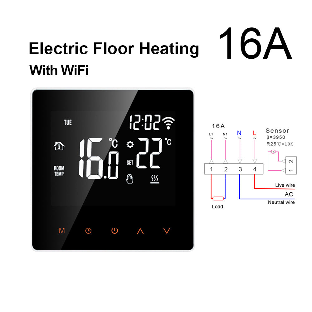 Electric heating thermostat