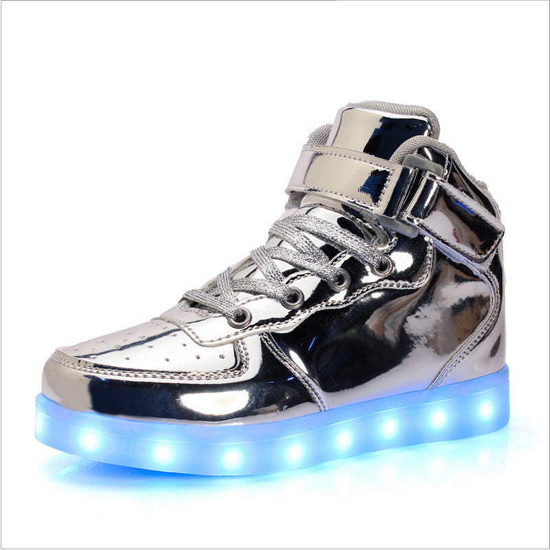 Children's Led Charging Board Shoes Light Shoes Men And Women