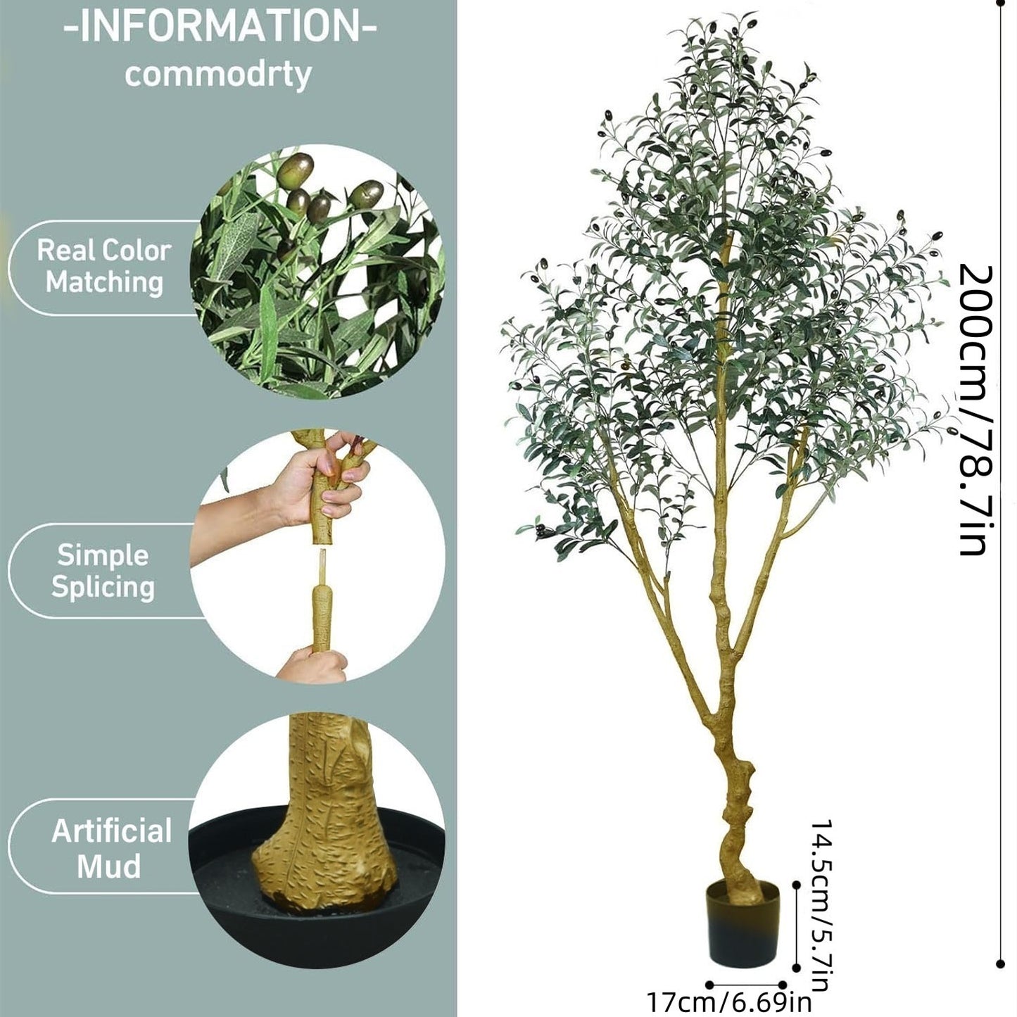 Artificial Olive Tree