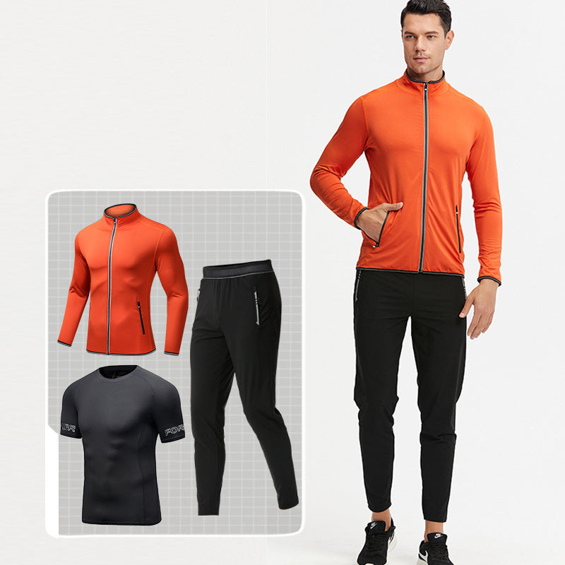 Men's Sportswear Gym Fitness Three Piece Set