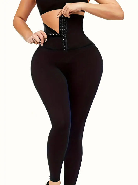 Sculpting Tummy Control Leggings for Women - High waist zipper leggings