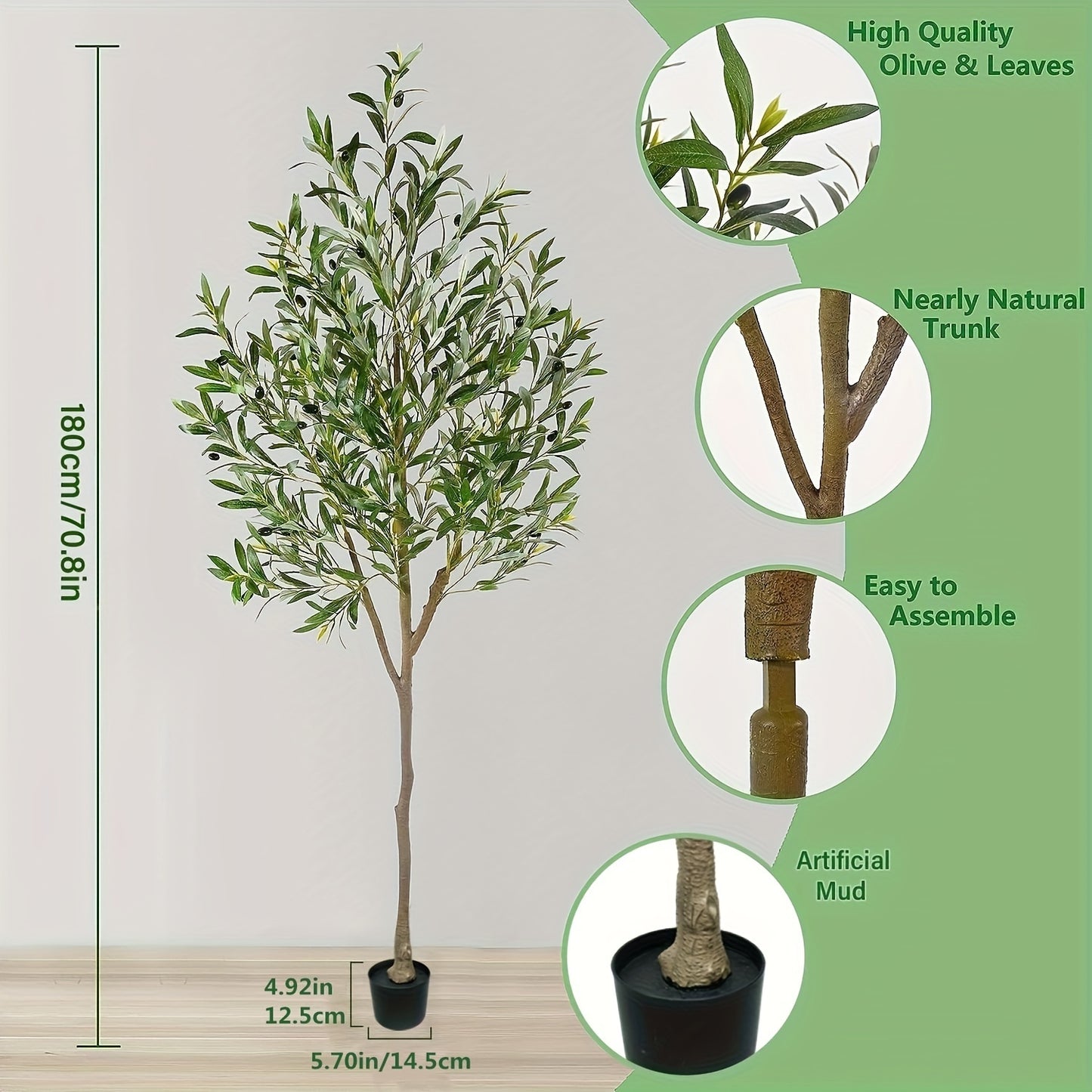 Artificial Olive Tree