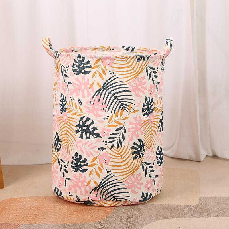 Large Fabric Household Clothes Toys Dirty Clothes Storage Basket