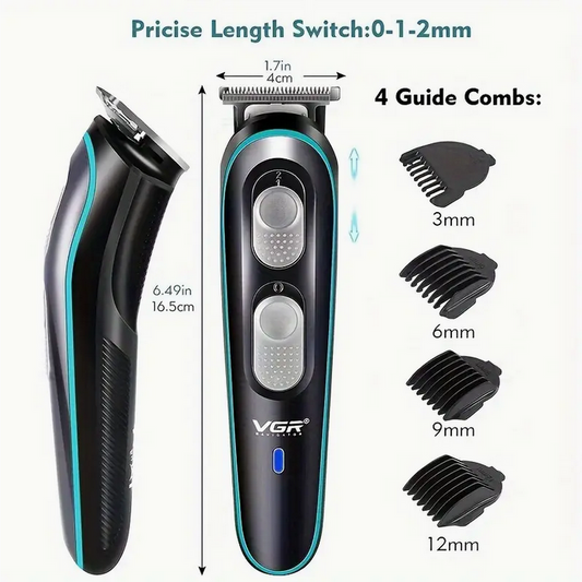 Hair Clipper Men's Electric Hair Trimmer Electric Beard Shaver Professional Men's Cordless USB Rechargeable Hair Clipper Trimmer Father's Day Gift