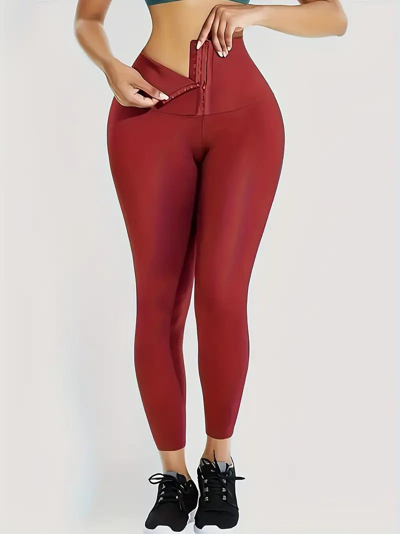 Sculpting Tummy Control Leggings for Women - High waist zipper leggings