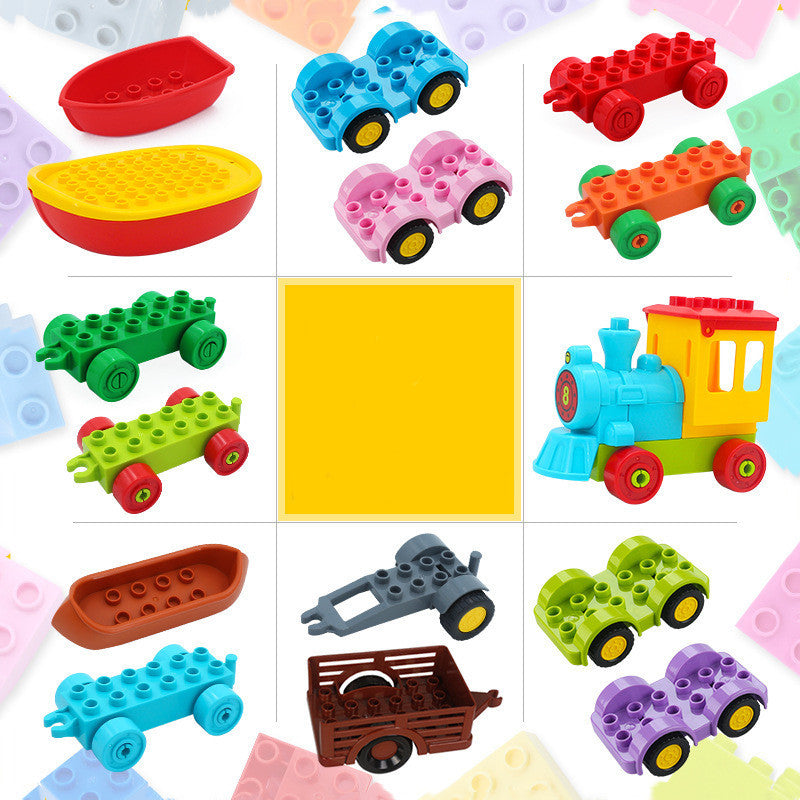 Bulk Accessories For Large Particle Building Block Car Bottom Locomotive