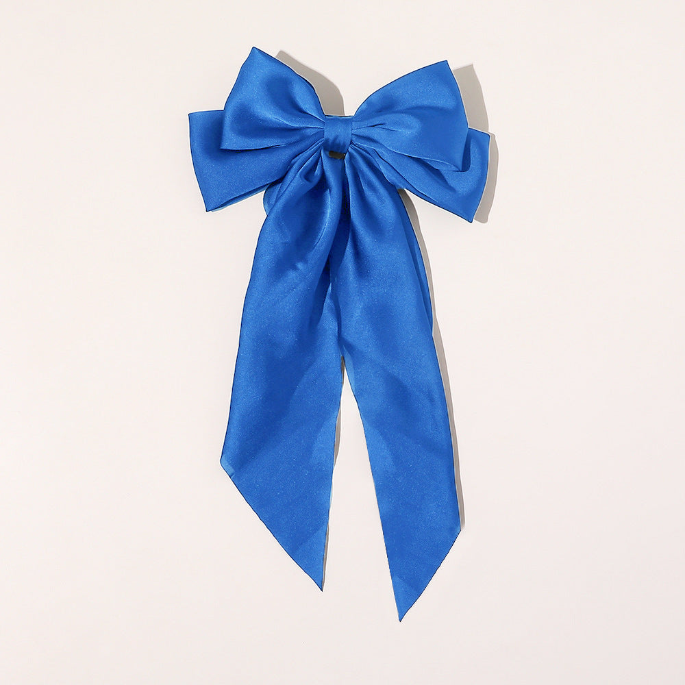 Bow Ribbon Hairpin Simple Retro Fabric